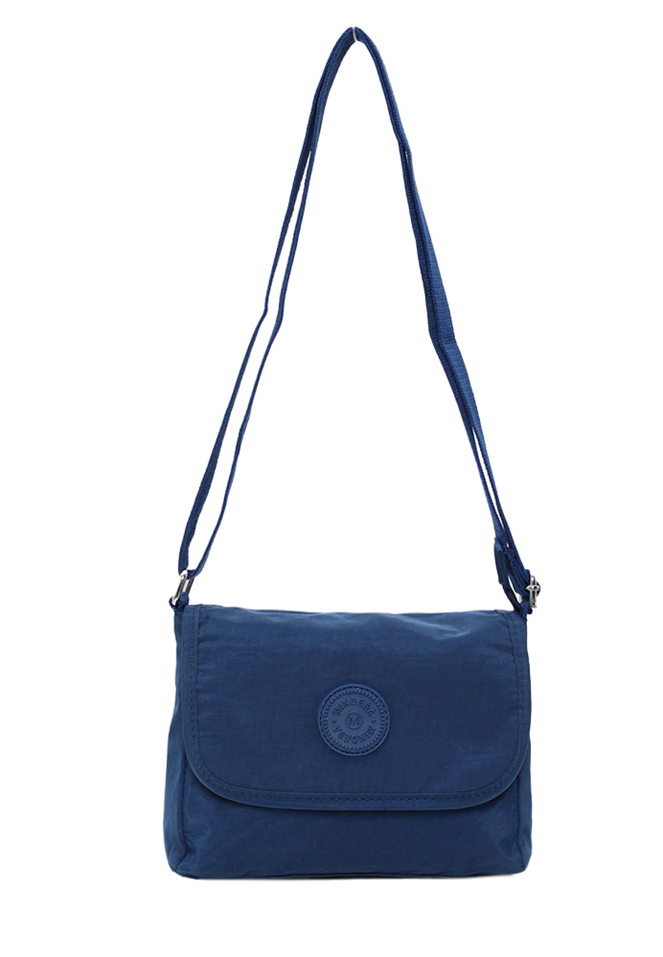 Mindesa - Mala de ombro em azul: frente
