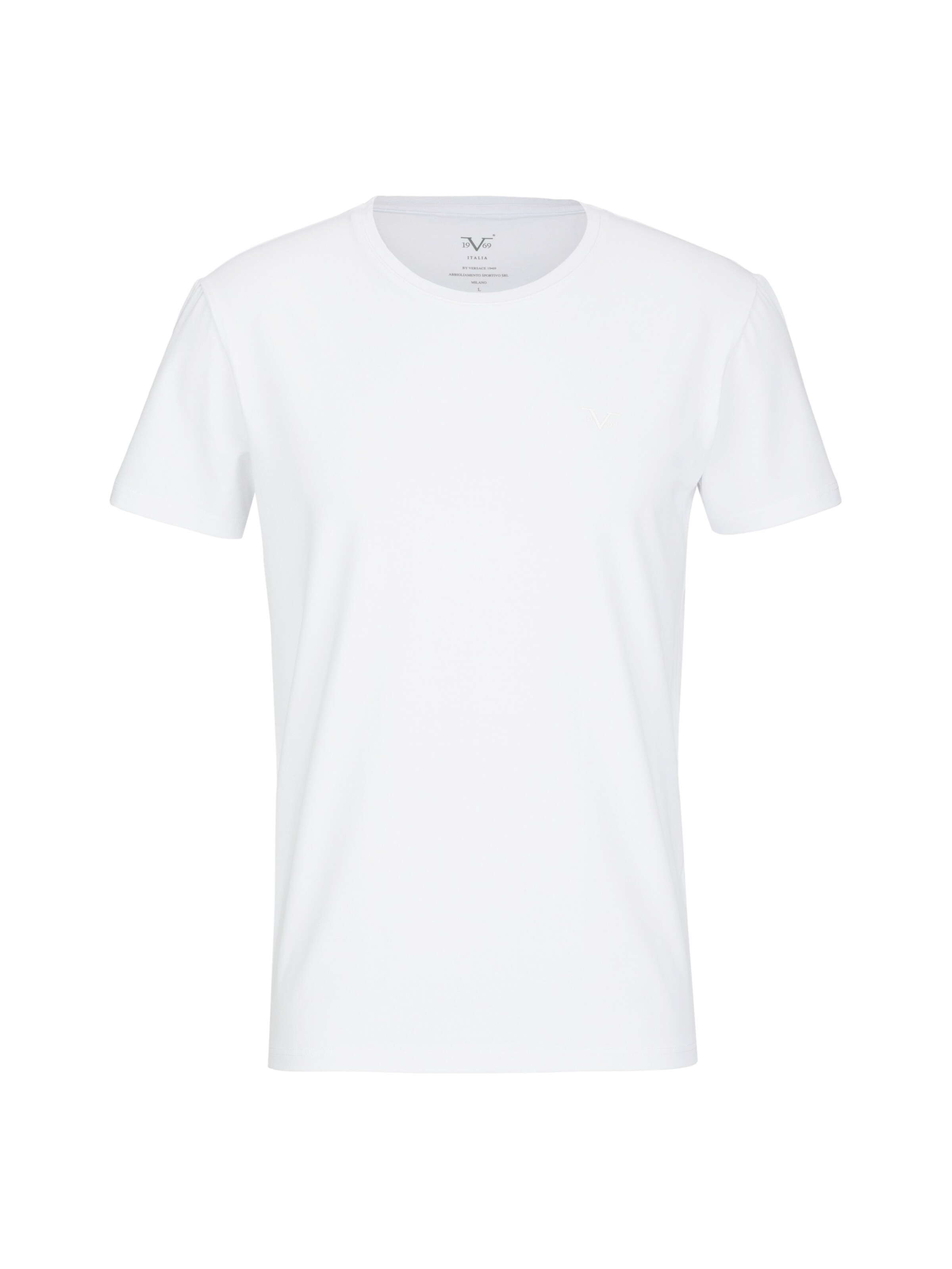 19V69 ITALIA T-Shirt in Weiß: Vorderseite