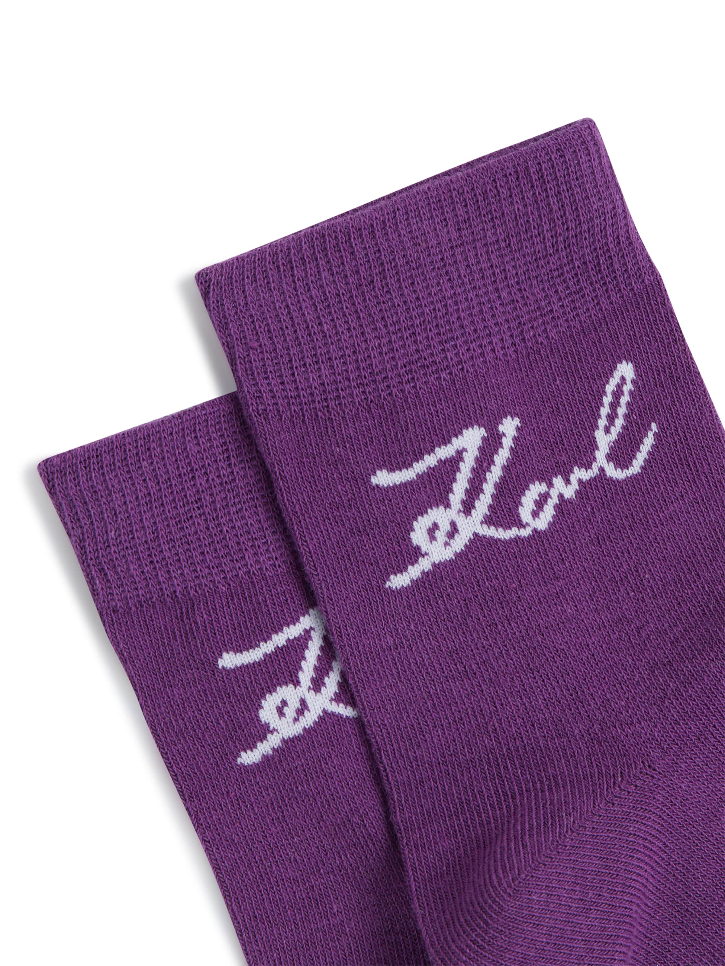 Șosete ' Signature-Socken – 5er-Pack ' de la Karl Lagerfeld pe roz