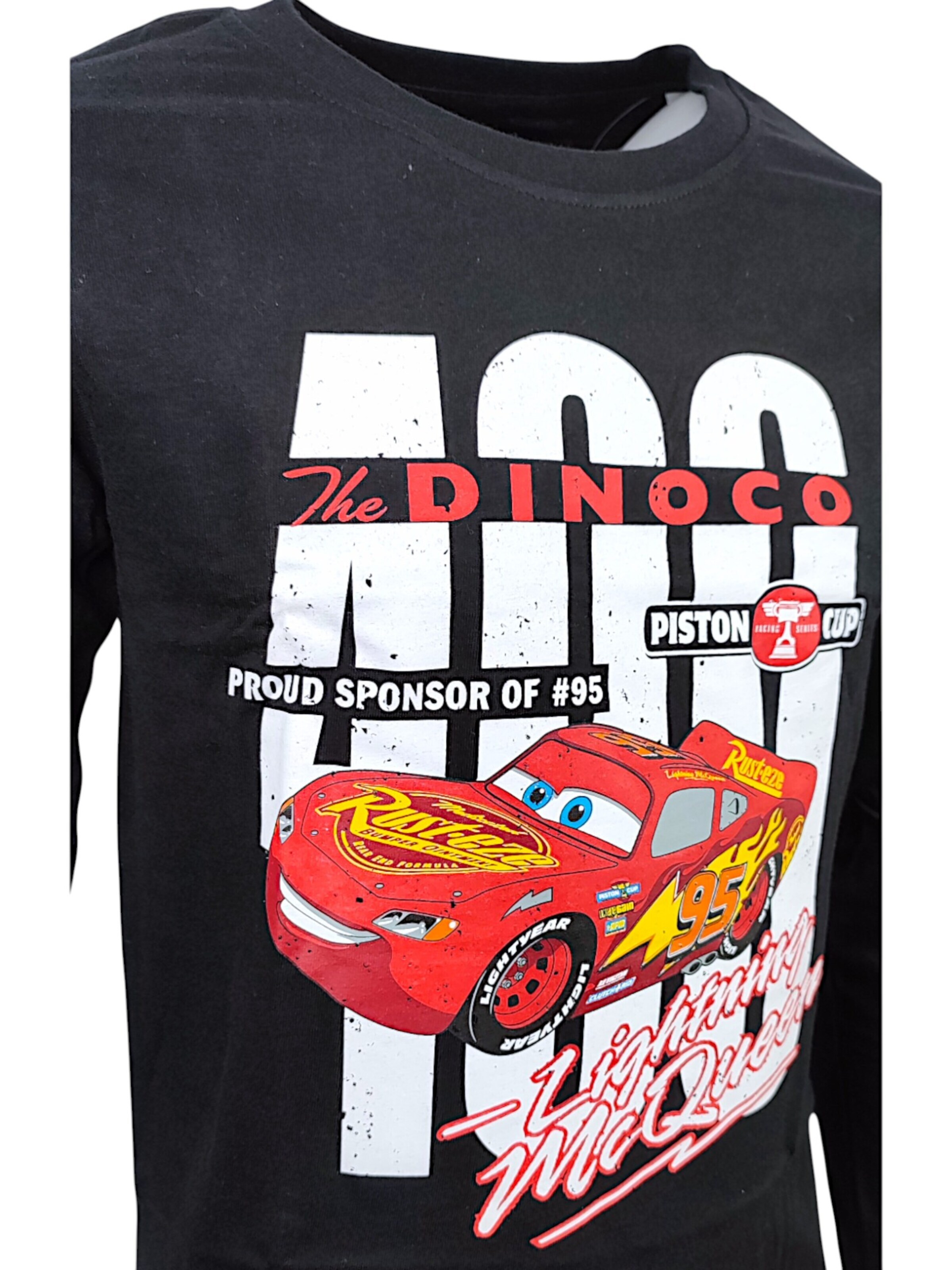 Disney Cars Shirt 'Disney Cars Lightning McQueen'‌‌‌‌‌‌‌‌‌‌ in Schwarz