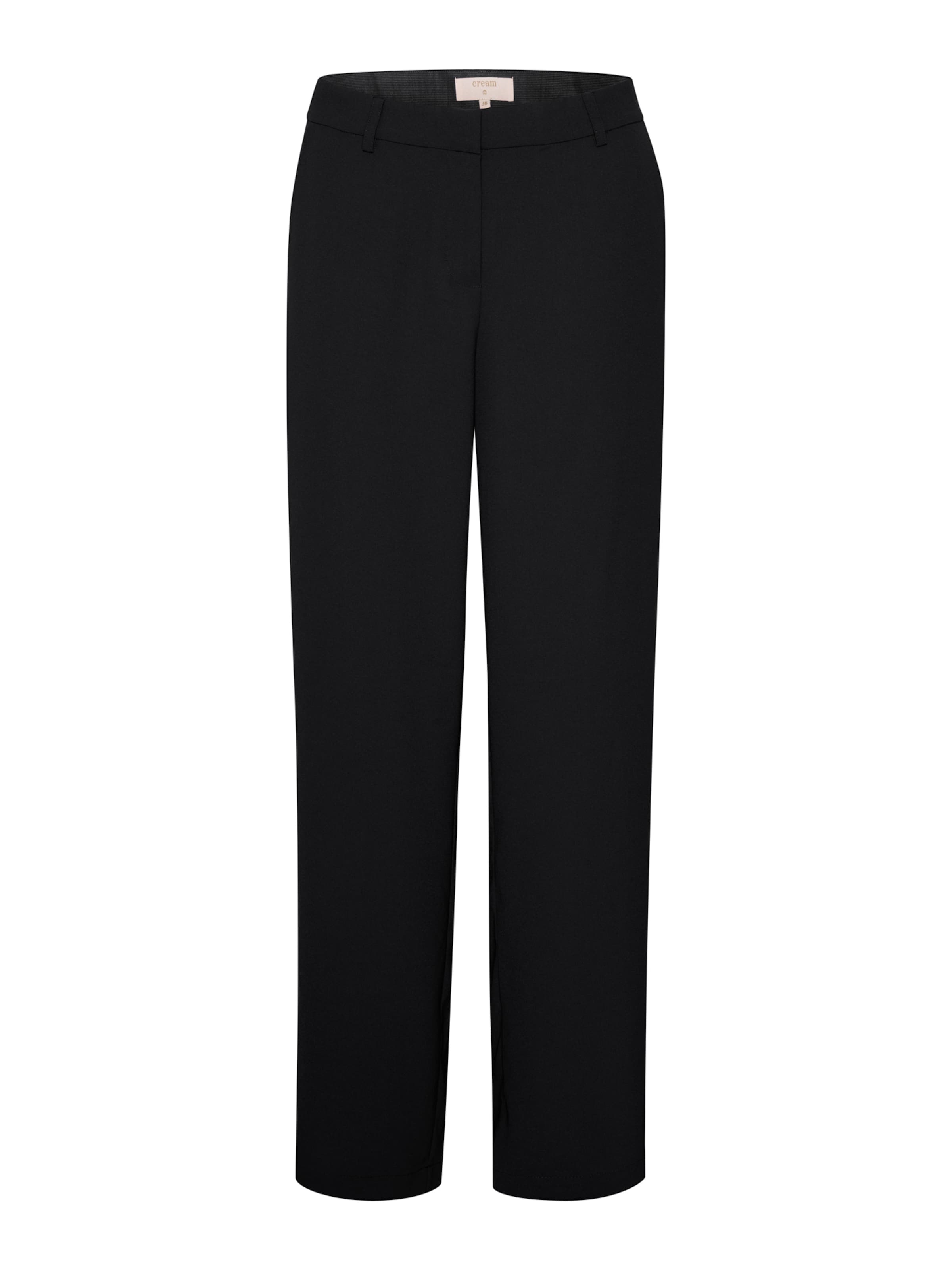 Cream Wide leg Παντελόνι 'Cocamia' σε μαύρο: μπροστά