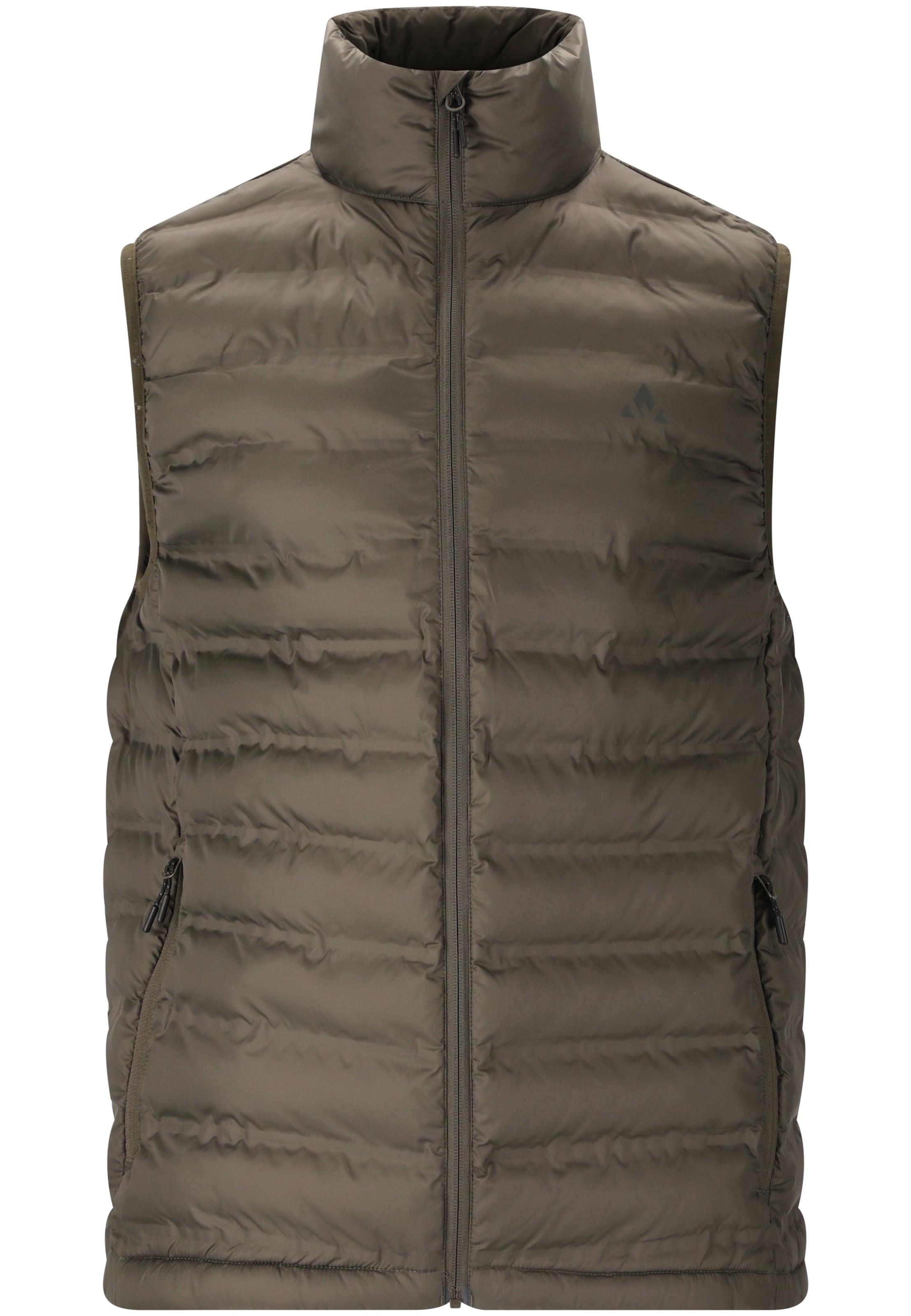 Whistler Vest 'Froze' in Brown: front
