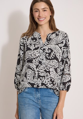 CECIL 3/4-Arm Tunika mit Print in Schwarz: Vorderseite