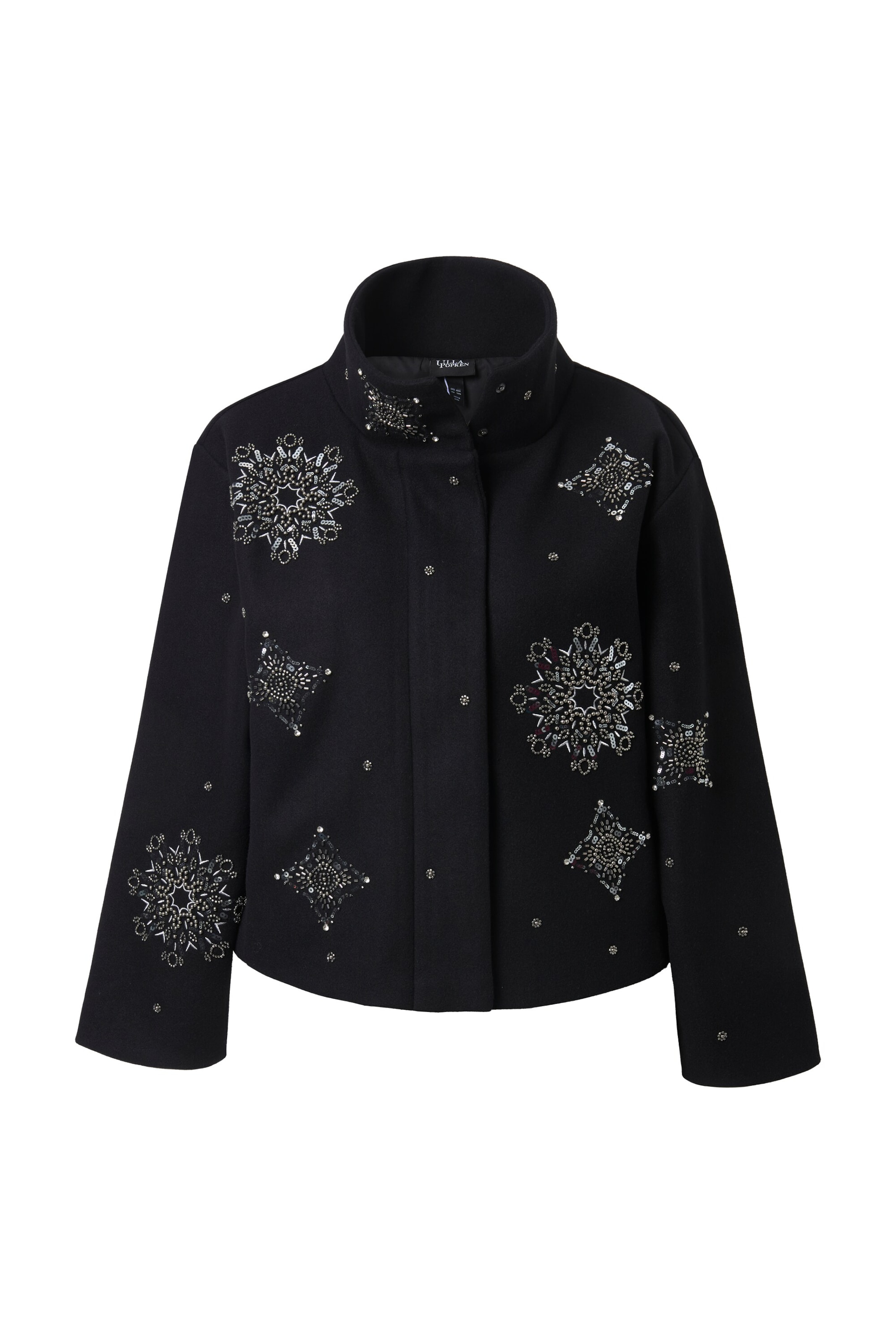 Ulla Popken Jacke in Schwarz: Vorderseite