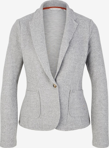 TOM TAILOR Blazer in Grey: front