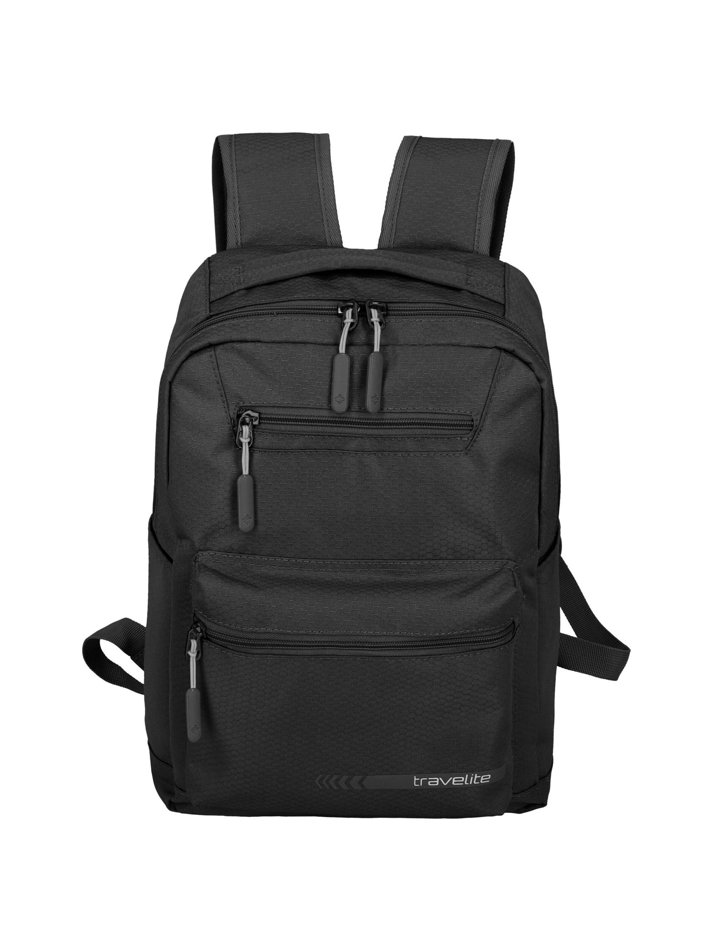 TRAVELITE Backpack 'Kick Off' in Black: front
