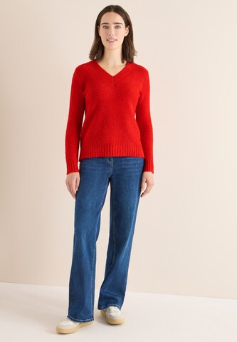 CECIL Sweater 'Bouclé' in Orange