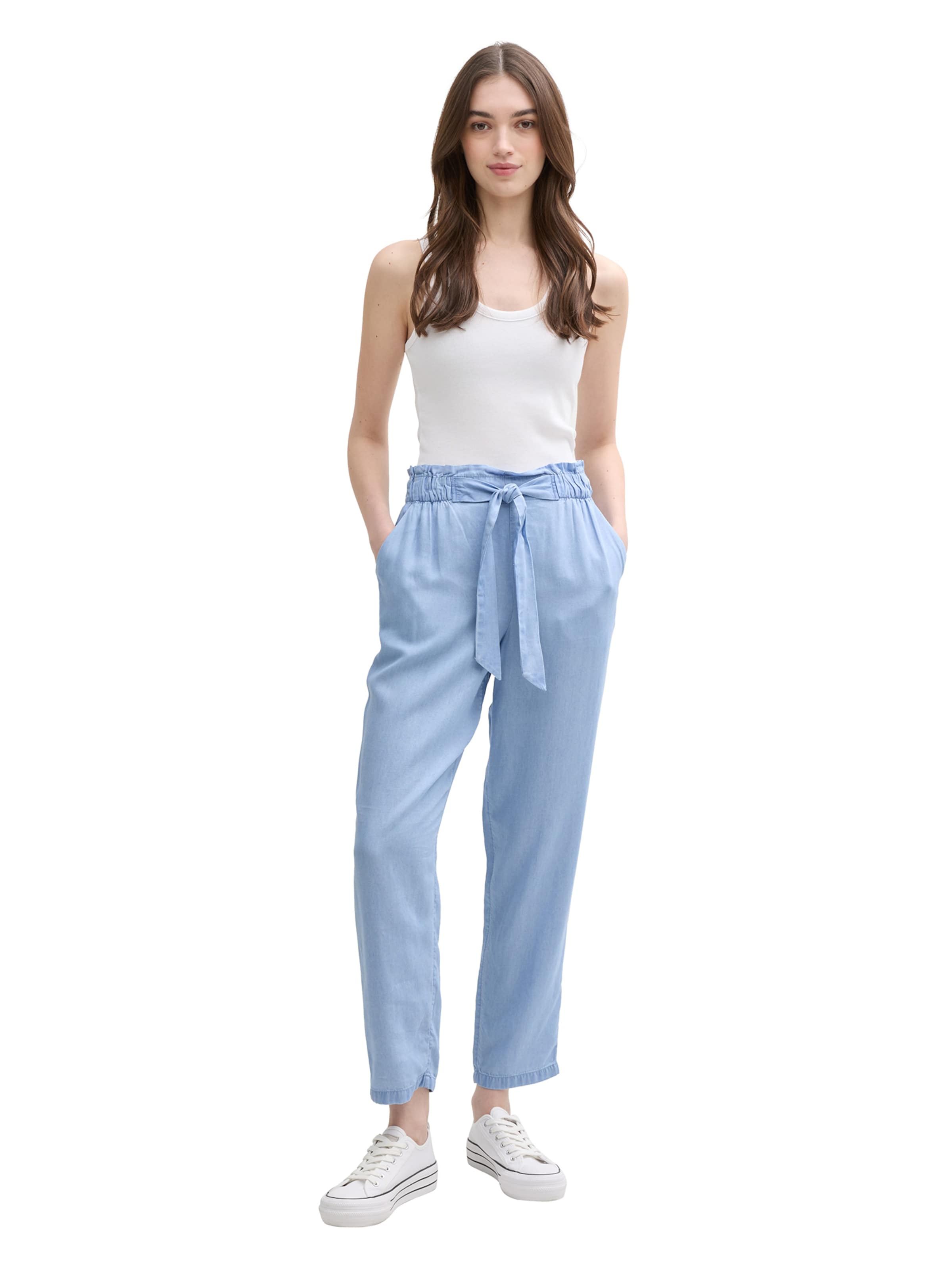 TOM TAILOR DENIM Regular Trousers in Blue