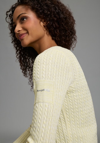 KangaROOS Knit Cardigan in Yellow