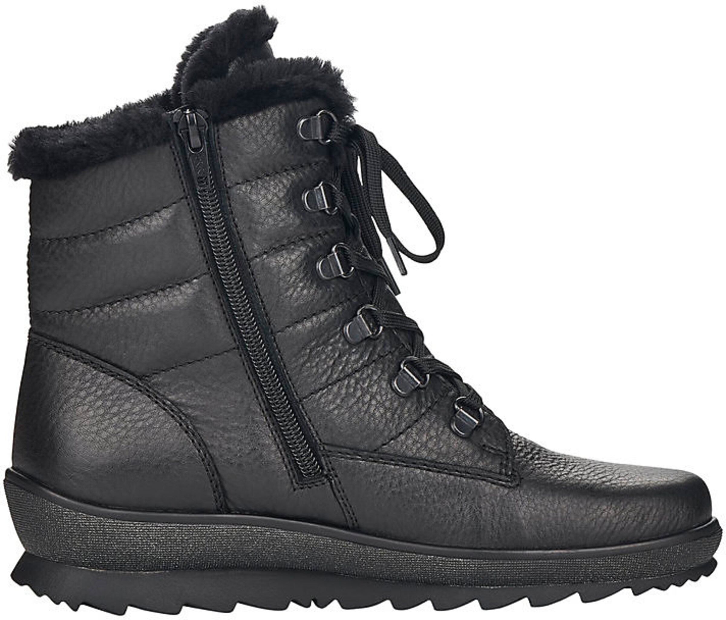 Bottines à lacets REMONTE en noir