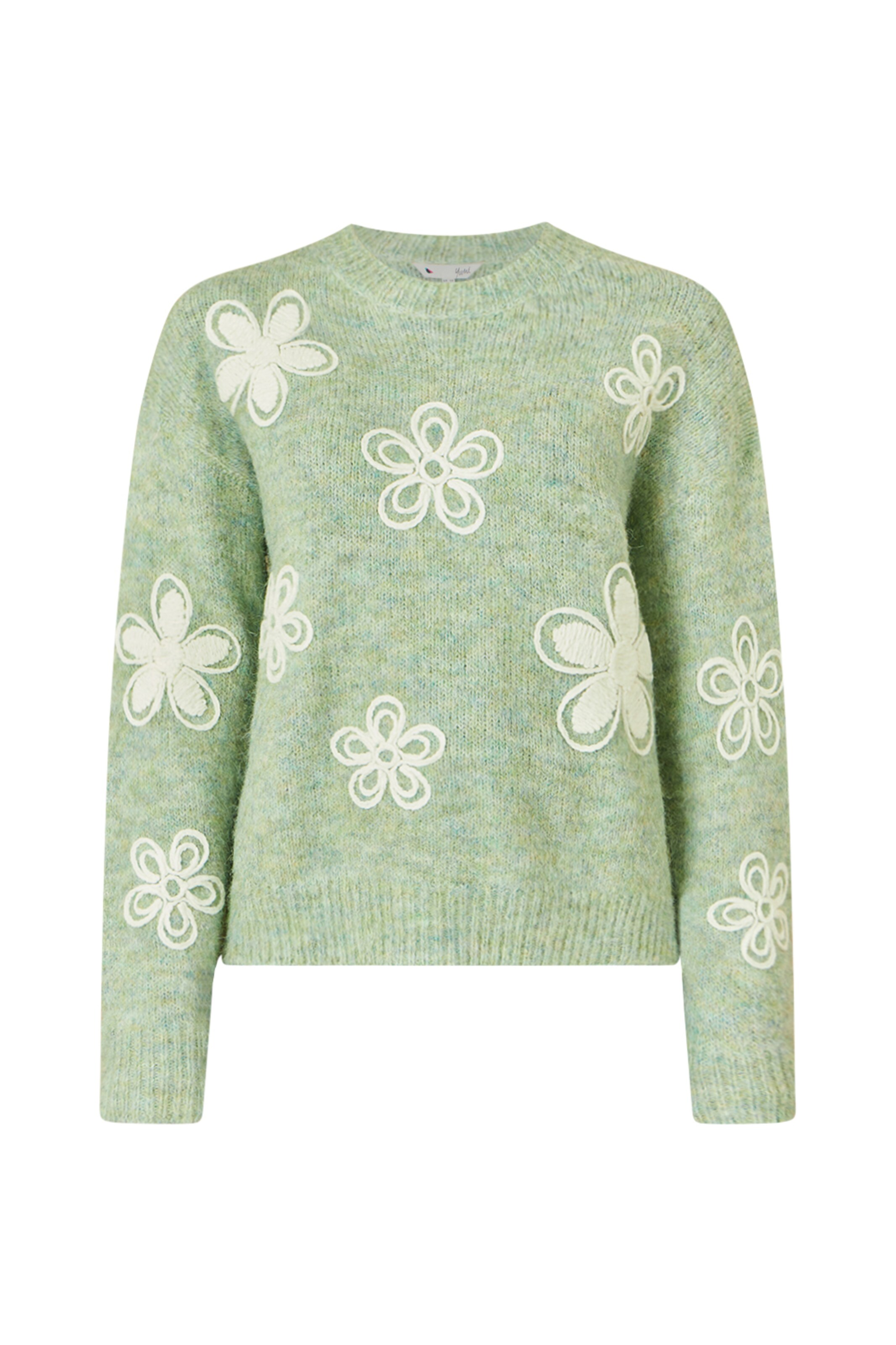 Yumi Pullover in Grün: Vorderseite