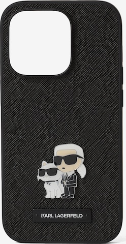 Karl Lagerfeld Etui za telefon | črna barva: sprednja stran