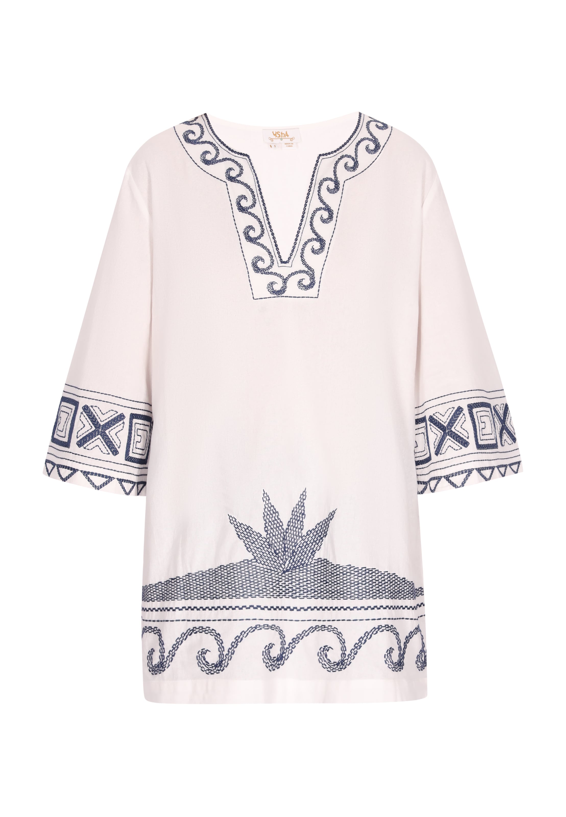 usha FESTIVAL Tunika in Weiß: Vorderseite