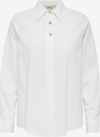 Only Tall Bluse 'ONLSable' i hvid: forside
