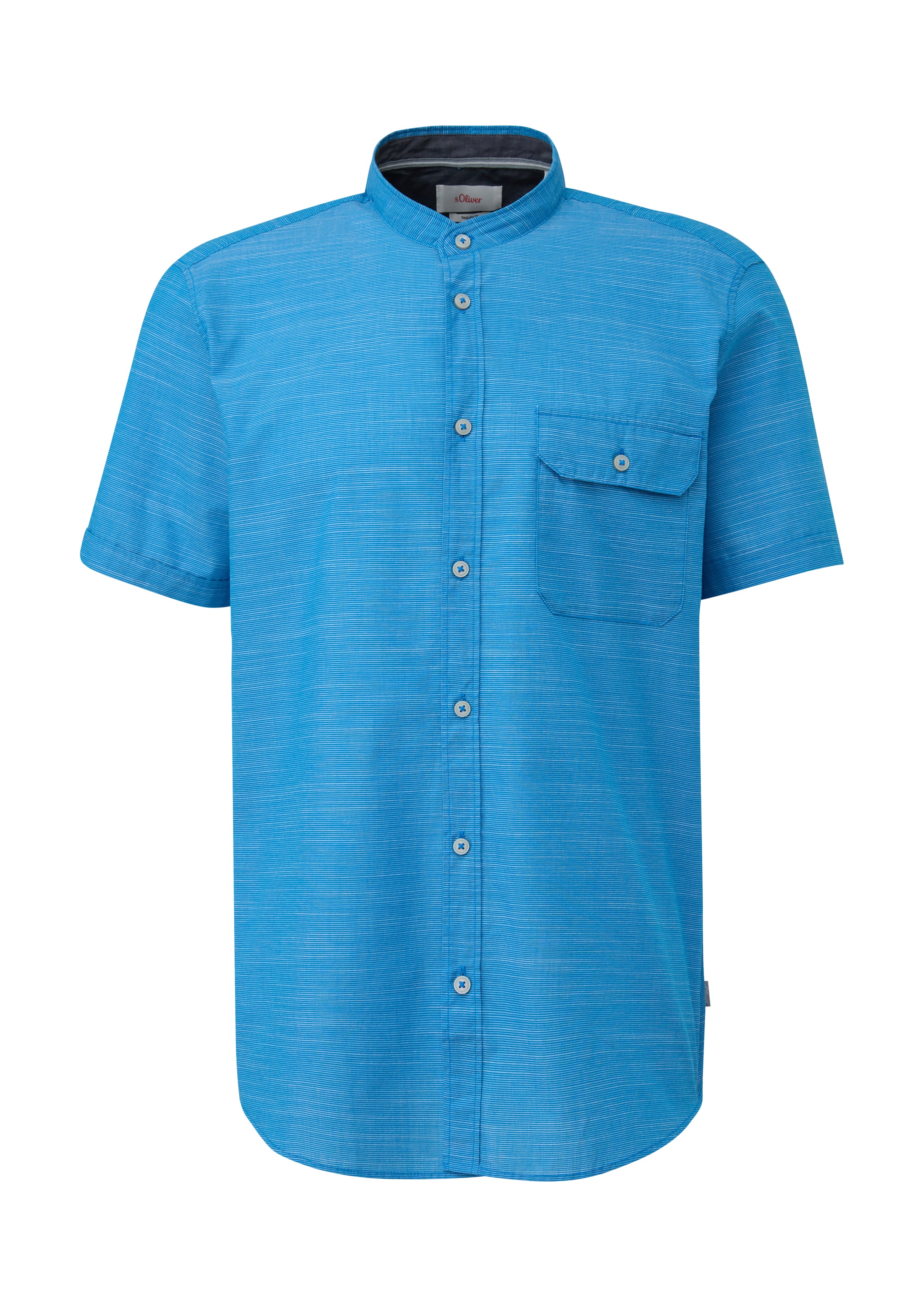 s.Oliver Hemd in Blau: Vorderseite