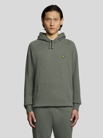 Lyle & Scott Sweatshirt 'Tri Marl' in Groen: voorkant