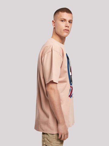 T-Shirt 'The Who Flag Blanket' F4NT4STIC en beige
