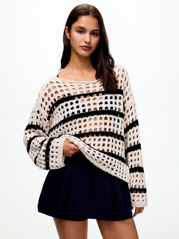 Pull&Bear Pullover in Gelb: predná strana