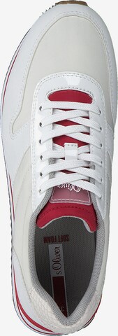 Sneaker low de la s.Oliver pe alb