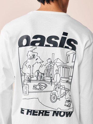 T-Shirt 'Oasis' Next en blanc