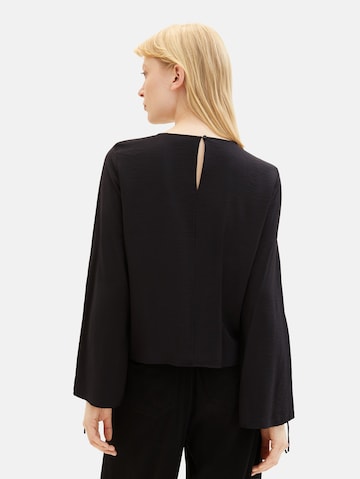 TOM TAILOR DENIM Blouse in Black