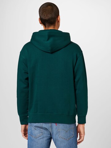 LEVI'S ® - Regular Fit Sweatshirt 'Relaxed Graphic Hoodie' em verde