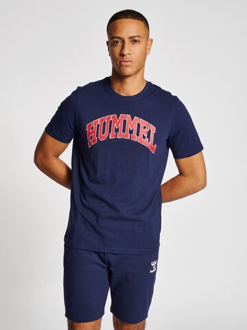 Hummel Shirt 'BILL' in Blauw: voorkant