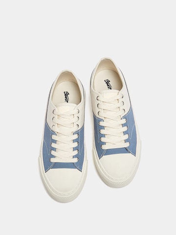 Pull&Bear Platform trainers in Blue