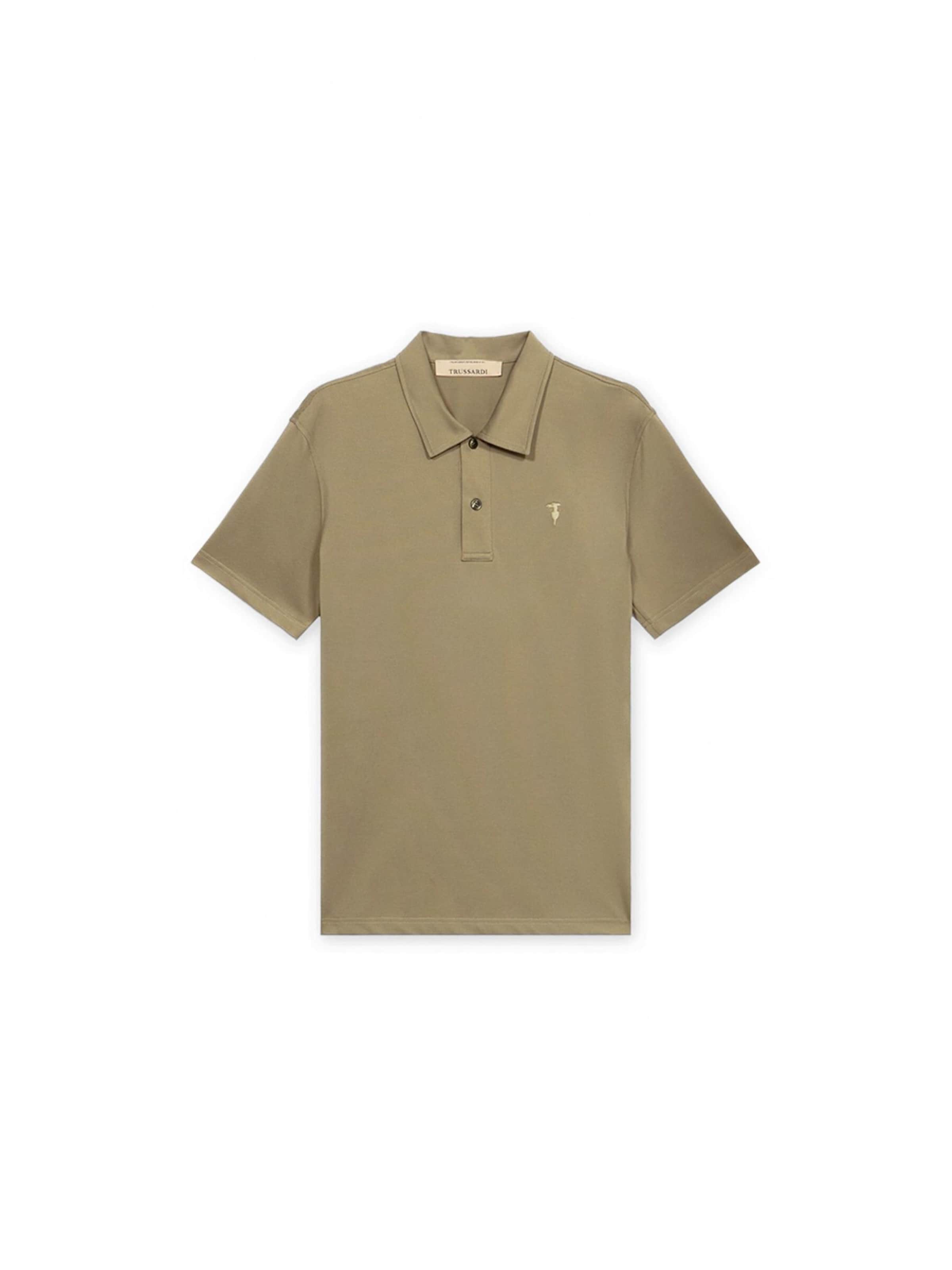 Trussardi Shirt in Groen: voorkant