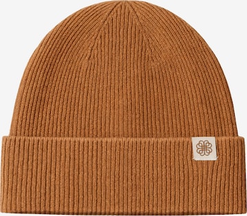 GOBI Cashmere Mütze 'Unisex Cashmere Rib Knit Beanie' in Braun: Vorderseite