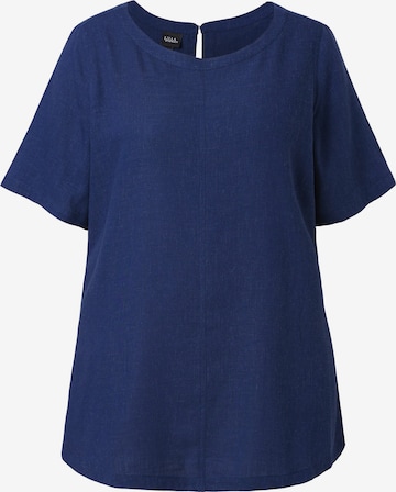 Ulla Popken Bluse in Blau: Vorderseite