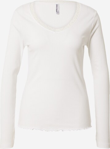 T-shirt Sublevel en blanc : devant