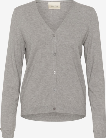 Cardigan 'Dela' Cream en gris : devant