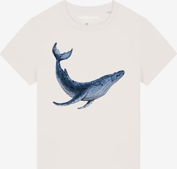 Maglietta 'Wal' di Watapparel in bianco: frontale