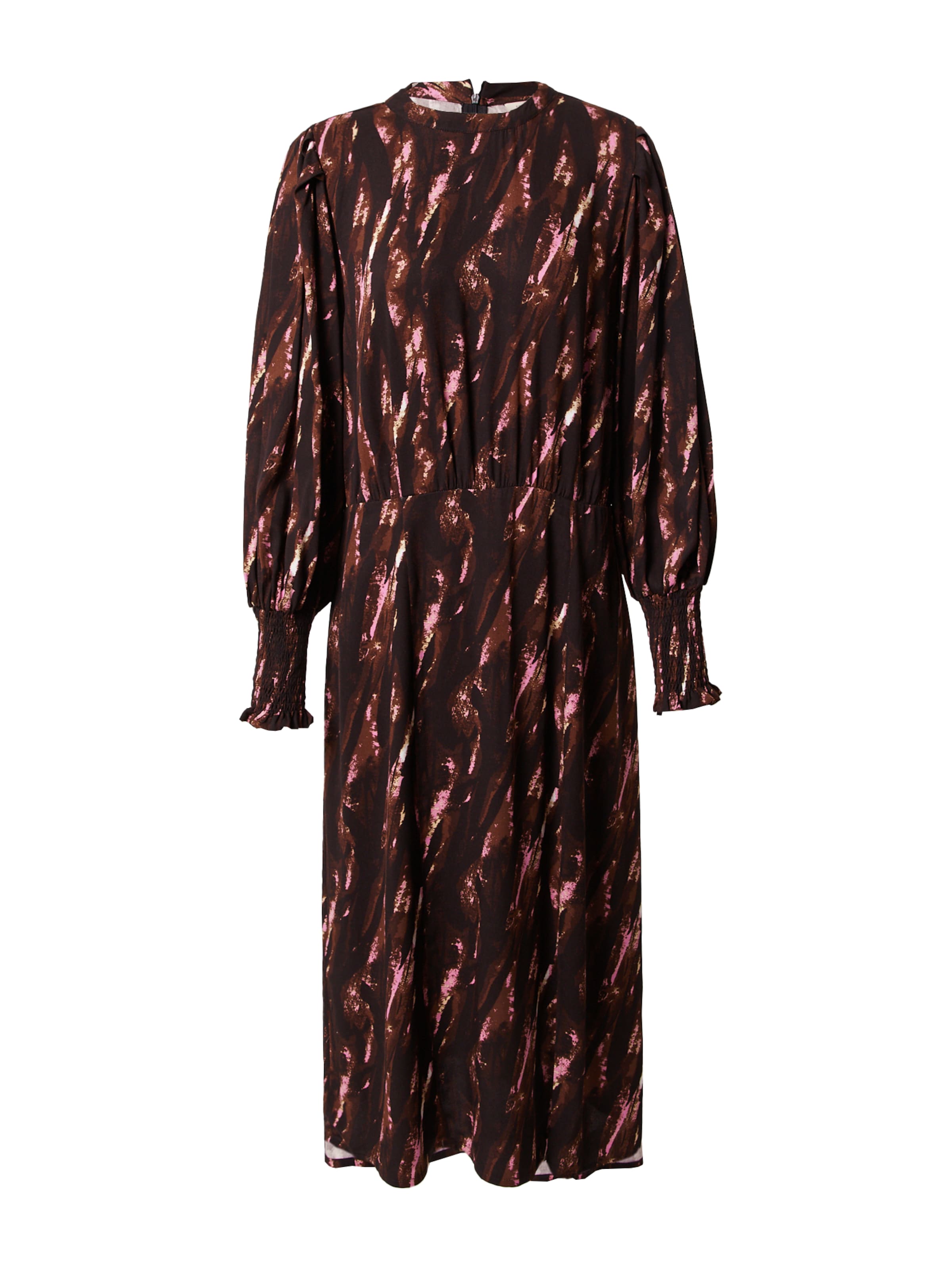 Freequent Dress in Brown: front