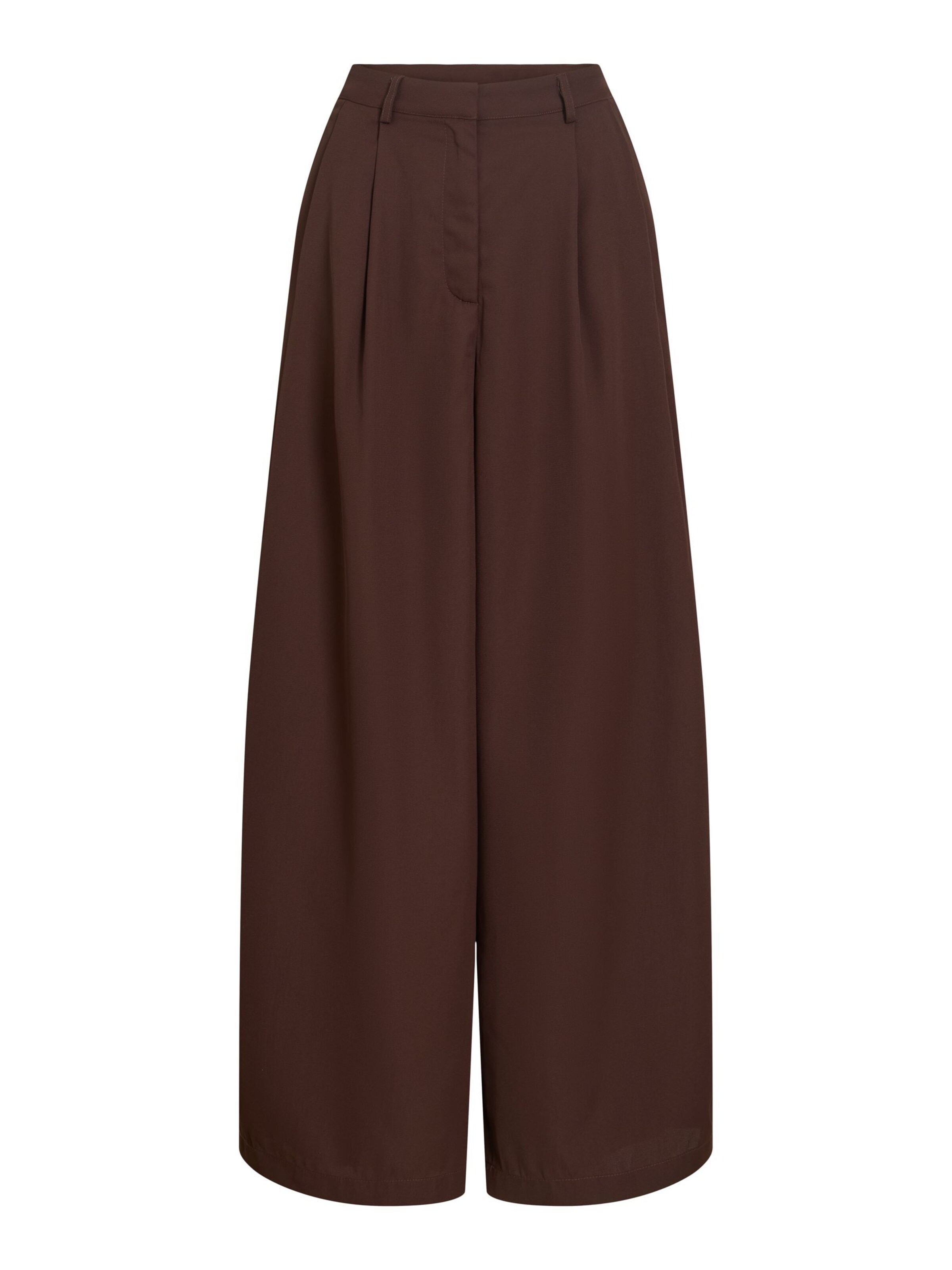VILA Pantalón plisado 'VILee' en 34 en chocolate, Vista del producto