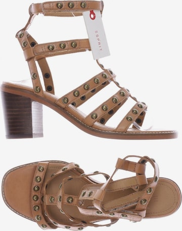 ESPRIT Sandals & High-Heeled Sandals in 36 in Brown: front