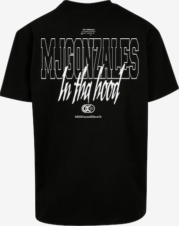 Tricou 'In tha Hood V.2' de la MJ Gonzales pe negru