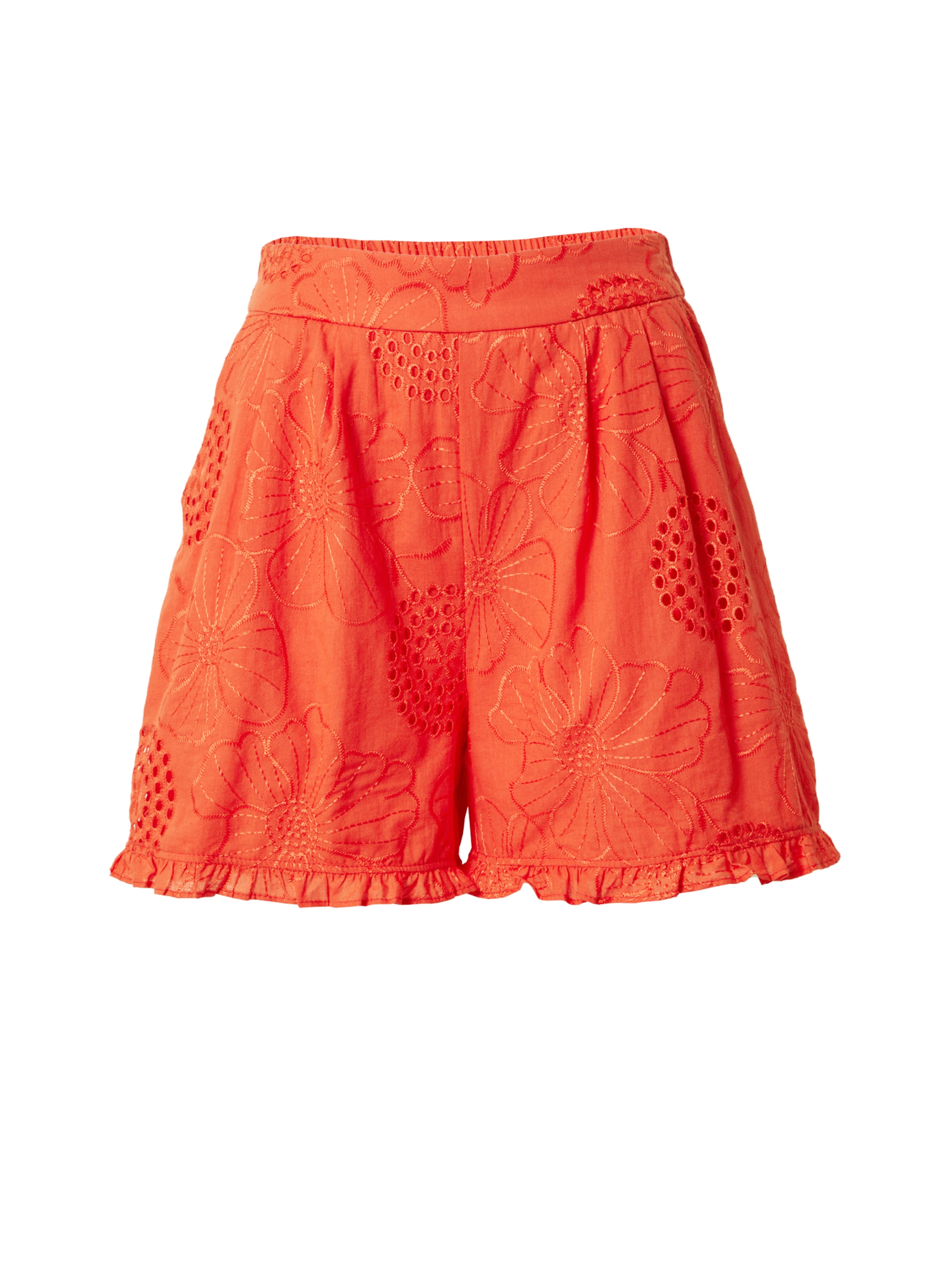 NAF NAF Loose fit Trousers 'FABIANA' in Orange: front