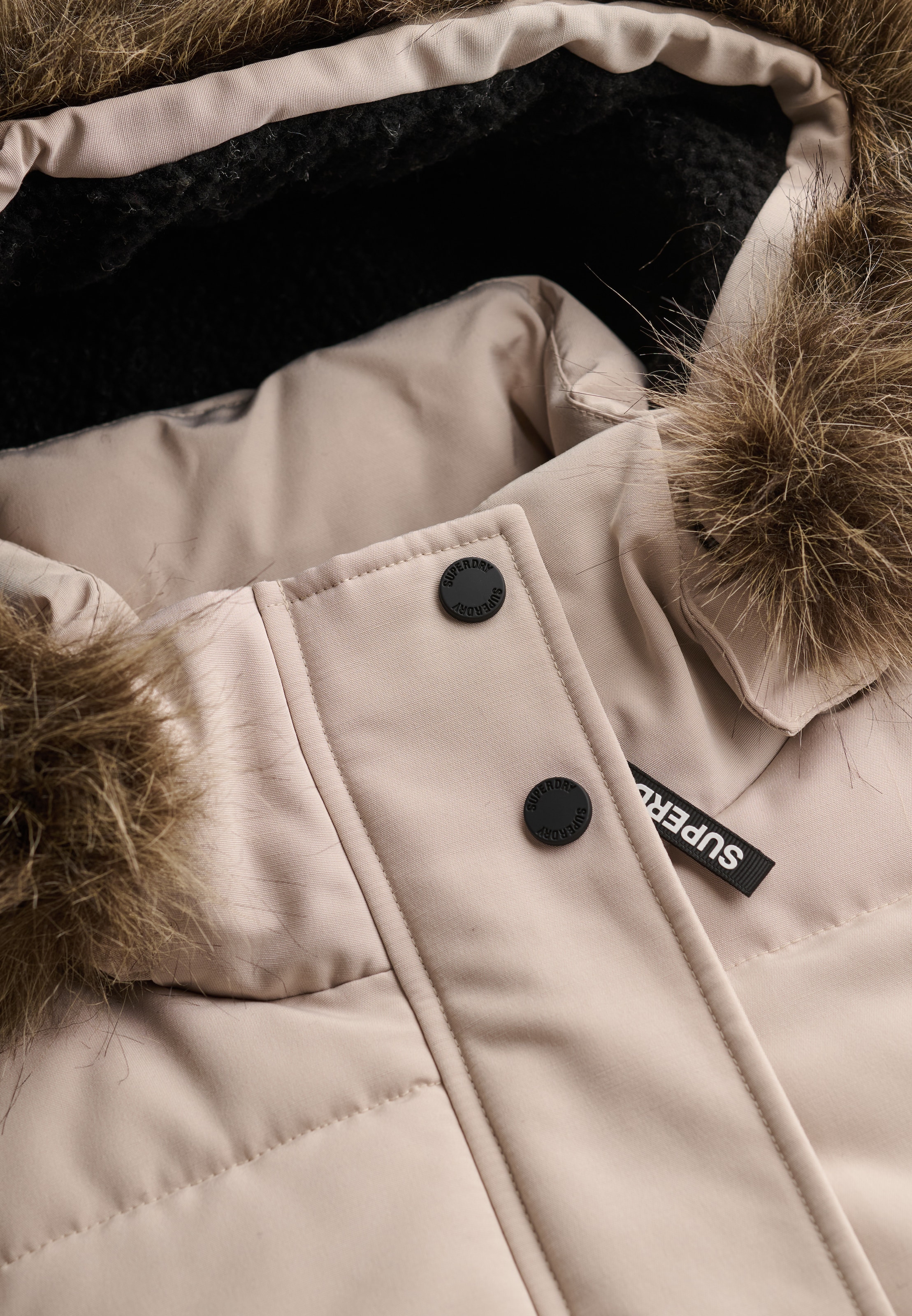 Superdry & Co Wintermantel 'Everest' in Beige