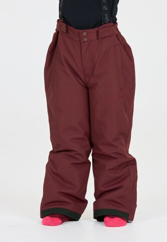 ZigZag Regular Sporthose 'Soho' in Rot: Vorderseite