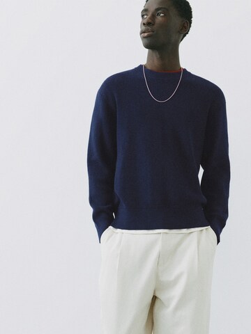 Pull&Bear Neulepaita värissä sininen: etupuoli