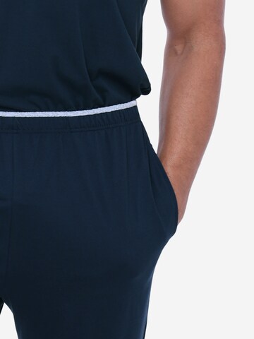 Mey Pyjama kurz 'Dry Cotton'‌‌‌ in Blau