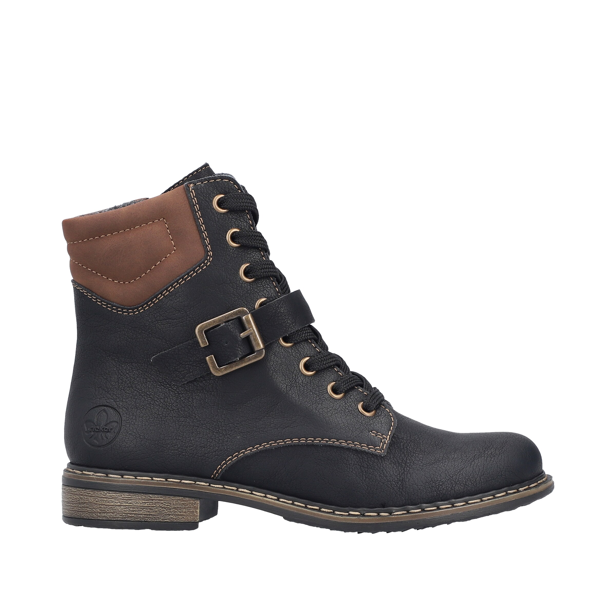 Bottes à lacets '71200' Rieker en noir