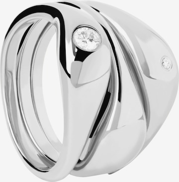Bague P D PAOLA en argent : devant