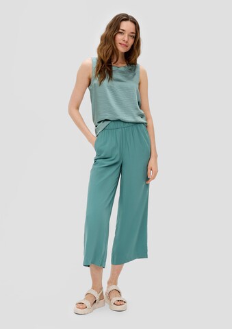 Wide leg Pantaloni di s.Oliver in verde