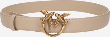PINKO - Cinturón 'Love Berry' en beige: frente