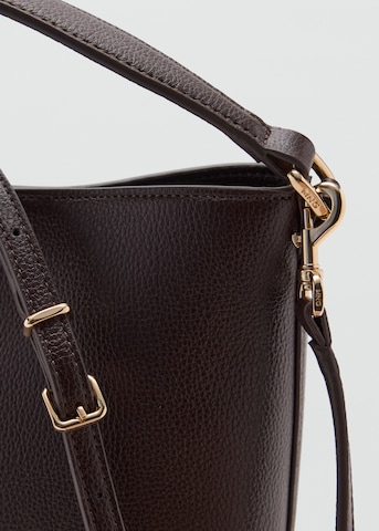MANGO Handtas 'ENRIC' in Bruin