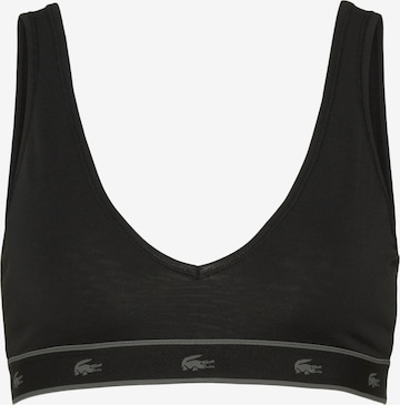 LACOSTE Bralette Bra in Black: front