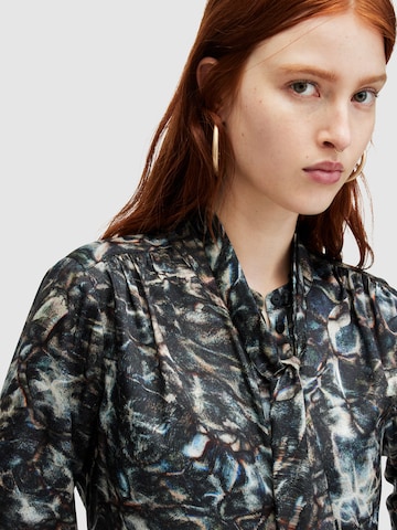 AllSaints Bluse 'TONI CALADESI' (GOTS) in Blau